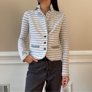 Vintage Striped Blazer